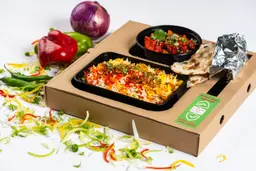 Biryani rice and chicken 65